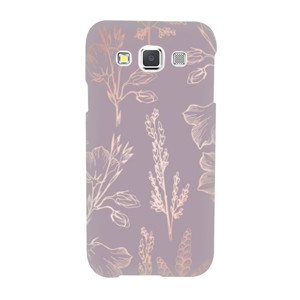 Purple Floral Pattern Casing HP