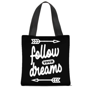 Tas Tote Fullprint FOLLOW YOUR DREAMS