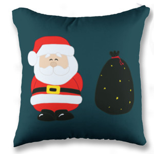 Bantal Santa - Bantal Sofa Kotak by Co_mbro