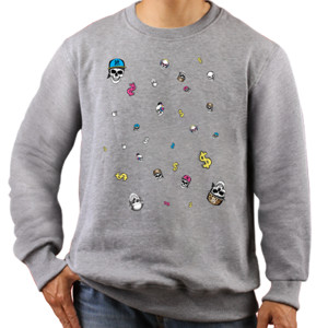 Jaket Sweater Skull With Dollar