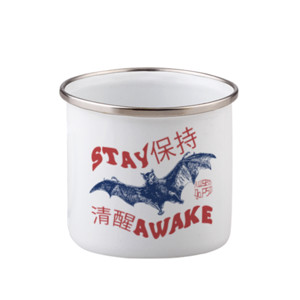 Mug Enamel Stay Awake