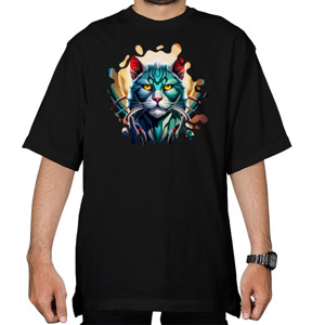 Kaos Oversize Kucing Sangar Estetik