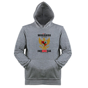 Jaket Hoodie WAKANDA NO MORE - INDONESIA FOREVER