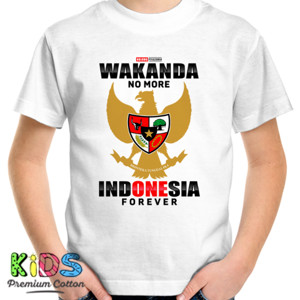 Kaos WAKANDA NO MORE - INDONESIA FOREVER