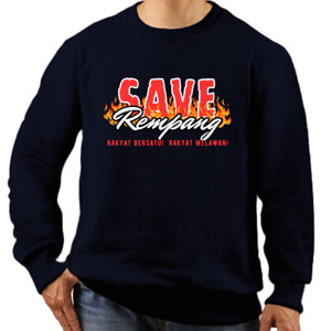 Jaket Sweater Save Rempang #1