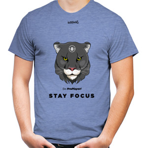 Kaos Stay Focus| Head of Panther | billiArt Shirt