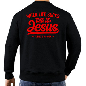Jaket Sweater Talk to Jesus
