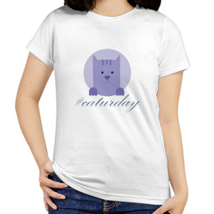 Kaos Caturday Cewek Cerah