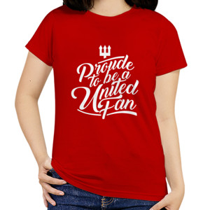 Kaos PROUDE TO BE A UNITED FAN RED