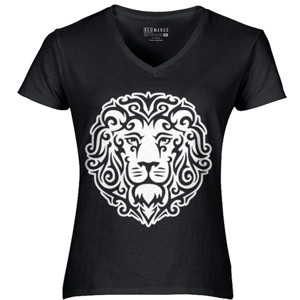 Kaos WHITE LION FACE