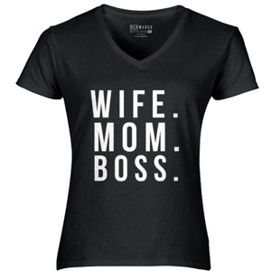 Kaos wife. mom. boss.