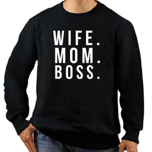 Jaket Sweater wife. mom. boss.