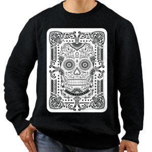 Jaket Sweater SUGAR SKULL CARD 3