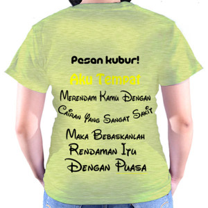 Kaos Baju Seri Pesan Alam Kubur - Berpuasa #2