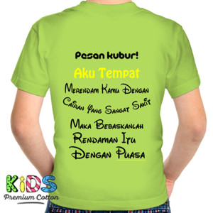 Kaos Baju Seri Pesan Alam Kubur - Berpuasa #2