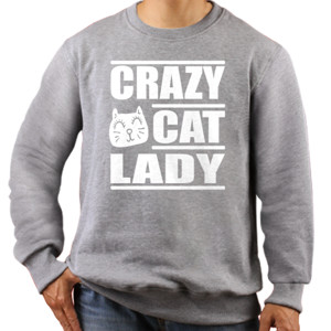 Jaket Sweater CRAZY CAT LADY