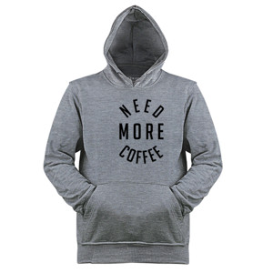Jaket Hoodie NEED MORE COFFEE 2