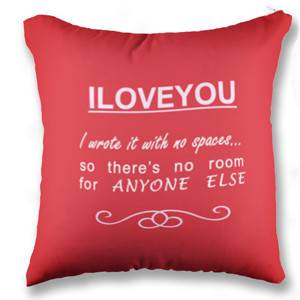 Bantal Simple Picture - Quote about Love
