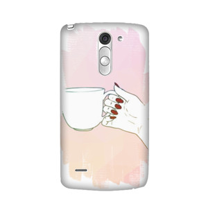 Pink Hand Coffe Casing HP