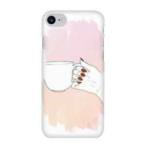 Pink Hand Coffe Casing HP