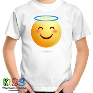 Kaos Smiling Face With Halo