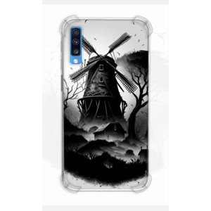 Casing HP Softcase motif a medieval windmill drawed