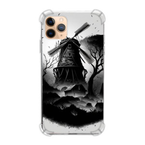 Casing HP Softcase motif a medieval windmill drawed