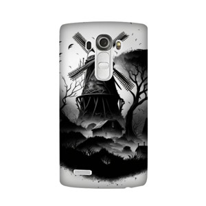 Softcase motif a medieval windmill drawed Casing HP