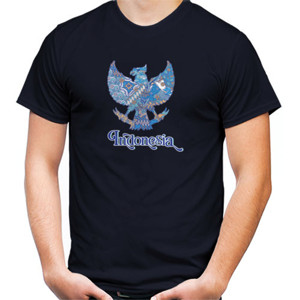 Kaos Kaos Garuda Biru Batik