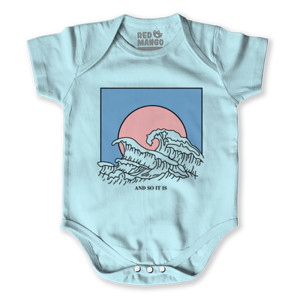 Baby Jumper And So It Is, Hokusai Wave Aesthetic T-Shirt