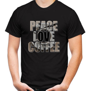 Kaos Peace Love Coffee