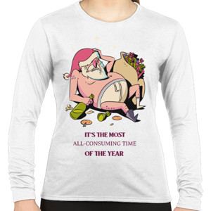 Kaos Santa is Tired - Kaos Natal Lucu