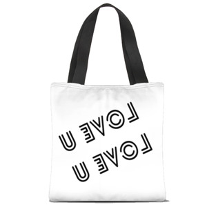 Tas Tote Fullprint Tote Bag Love 
