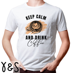 Kaos Kaos Pria Lengan Pendek - Keep Calm And Drink