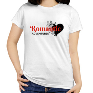 Kaos Romantic adventures - couple pasangan
