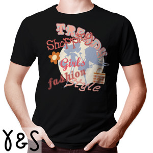 Kaos Shopping Girl Fashion
