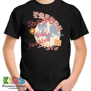 Kaos Shopping Girl Fashion
