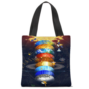 Tas Tote Fullprint Tata Surya