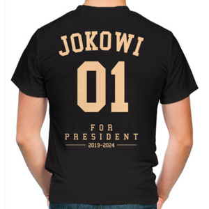 Kaos JOKOWI 01 FOR PRESIDENT