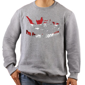 Jaket Sweater I am from Indonesia