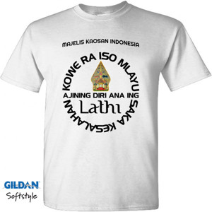 Kaos AJINING DIRI ANA ING LATHI