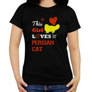 Kaos Penyayang Hewan (Kucing Persia)