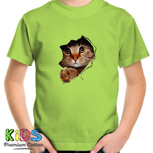Kaos 3D Cat Yellow