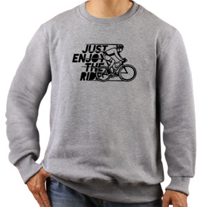 Jaket Sweater Kaos Sepedah - Just Enjoy The Ride (CLBKE07) 