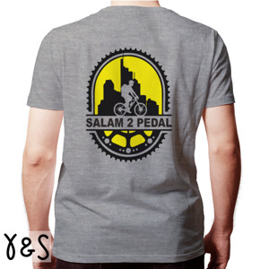 Kaos Kaos Sepeda Komunitas Dua Pedal ( Design Belakang)