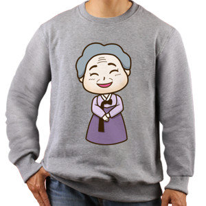 Jaket Sweater Korean Cute Grandma