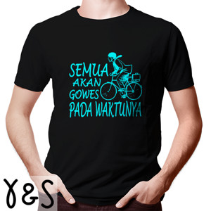 Kaos Sepeda Gowes Pada Waktunya