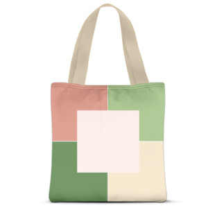 Tas Tote Fullprint Balcony Garden Color Palette