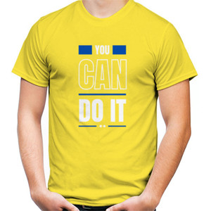 Kaos Kaos Motivasi You Can Do It