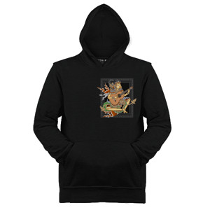 Jaket Hoodie wayang melody 1 Special edition black 